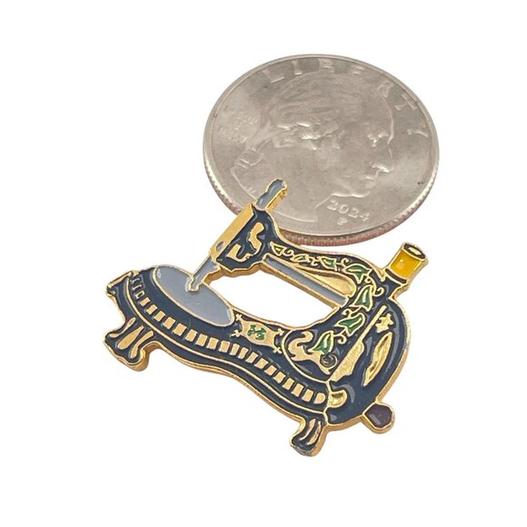 Vintage Jones 1879 Sewing Machine Enamel Pin Brooch - Picture 6 of 6